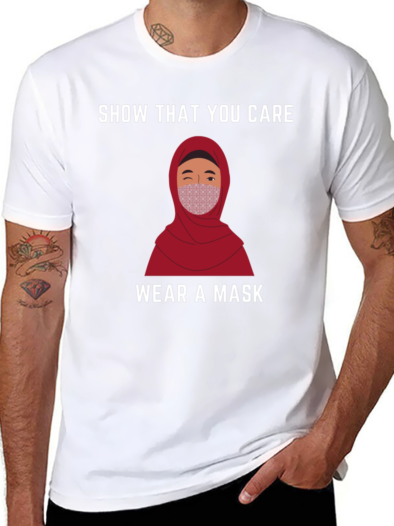 Show You Care T-Shirt - Wear a Mask