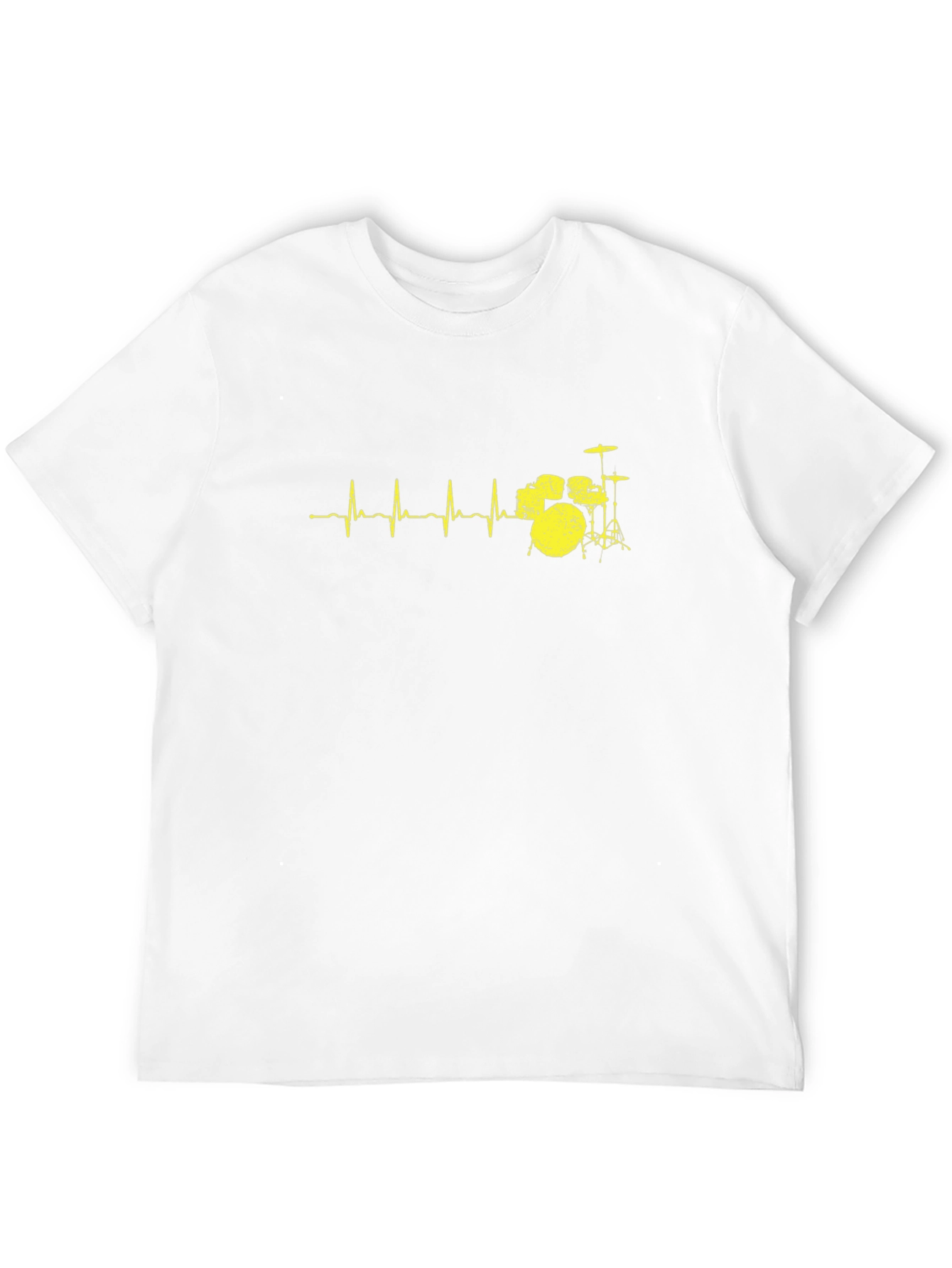 Drum Beat Heartbeat T-Shirt - Black