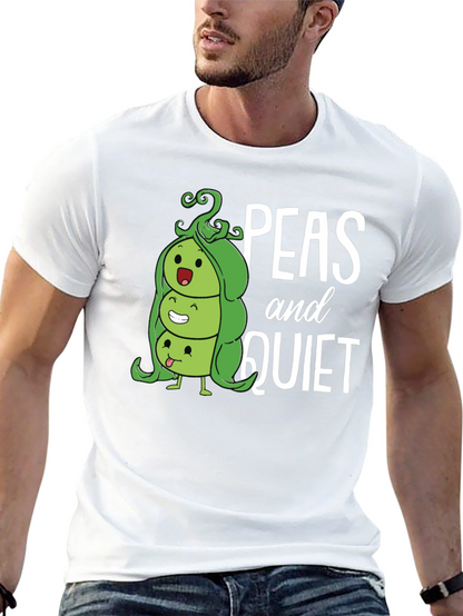 Peas and Quiet Graphic T-Shirt