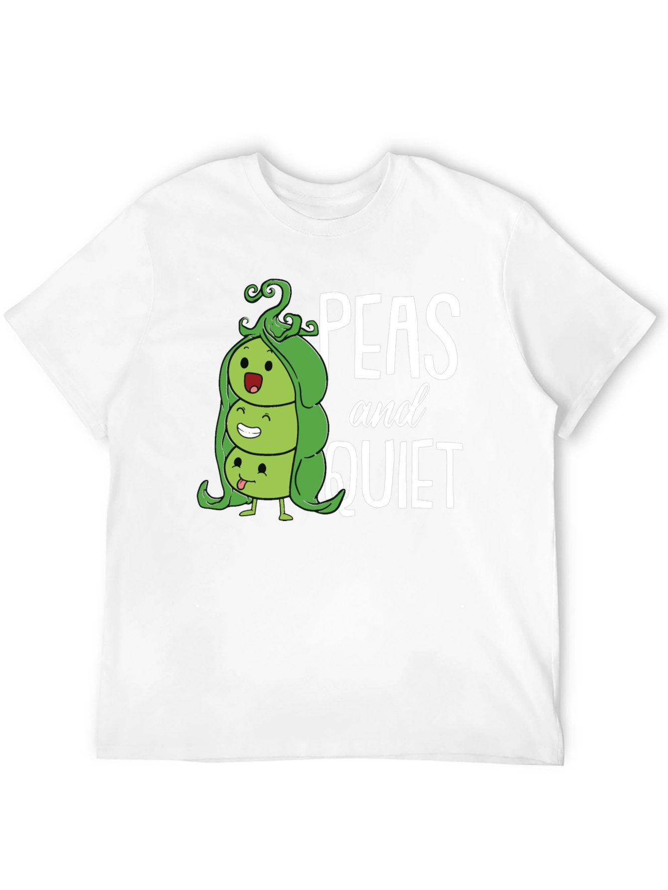Peas and Quiet Graphic T-Shirt