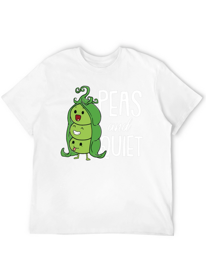 Peas and Quiet Graphic T-Shirt