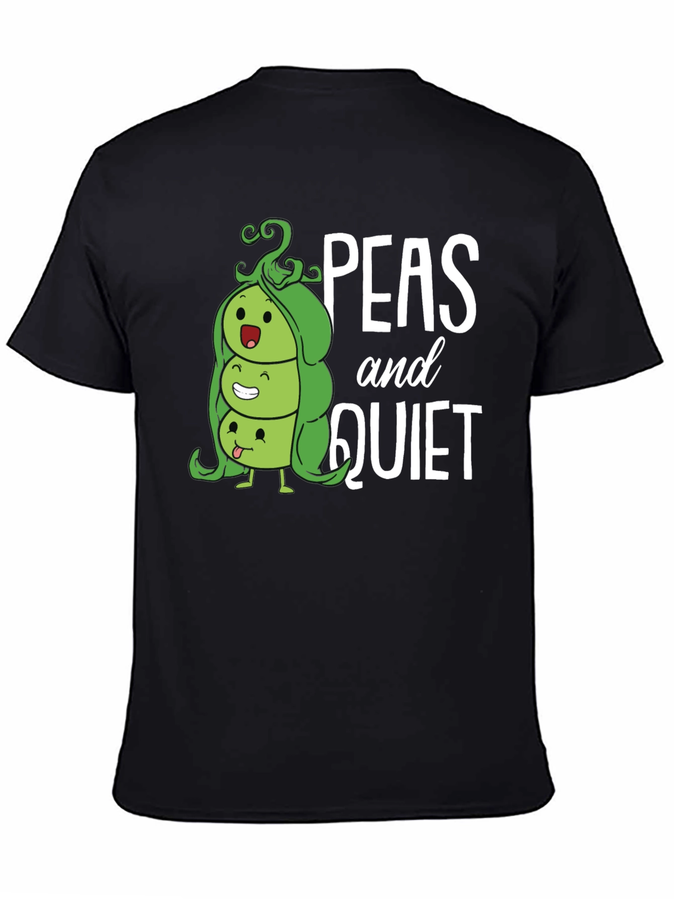 Peas and Quiet Graphic T-Shirt