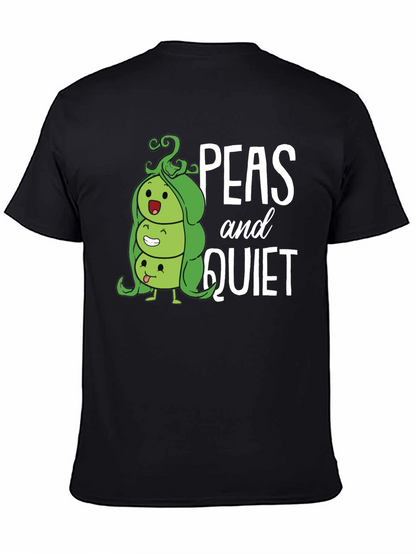 Peas and Quiet Graphic T-Shirt