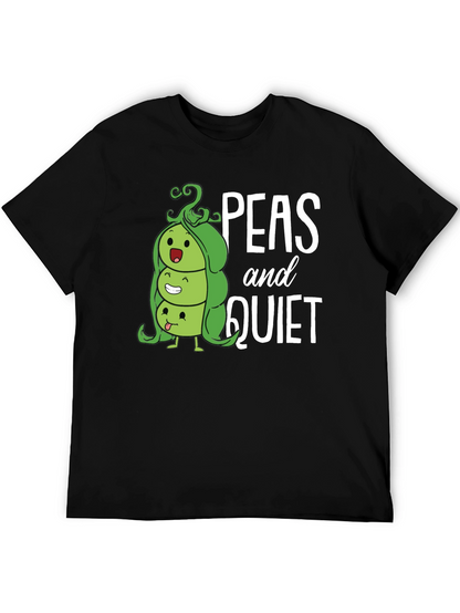 Peas and Quiet Graphic T-Shirt