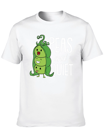 Peas and Quiet Graphic T-Shirt