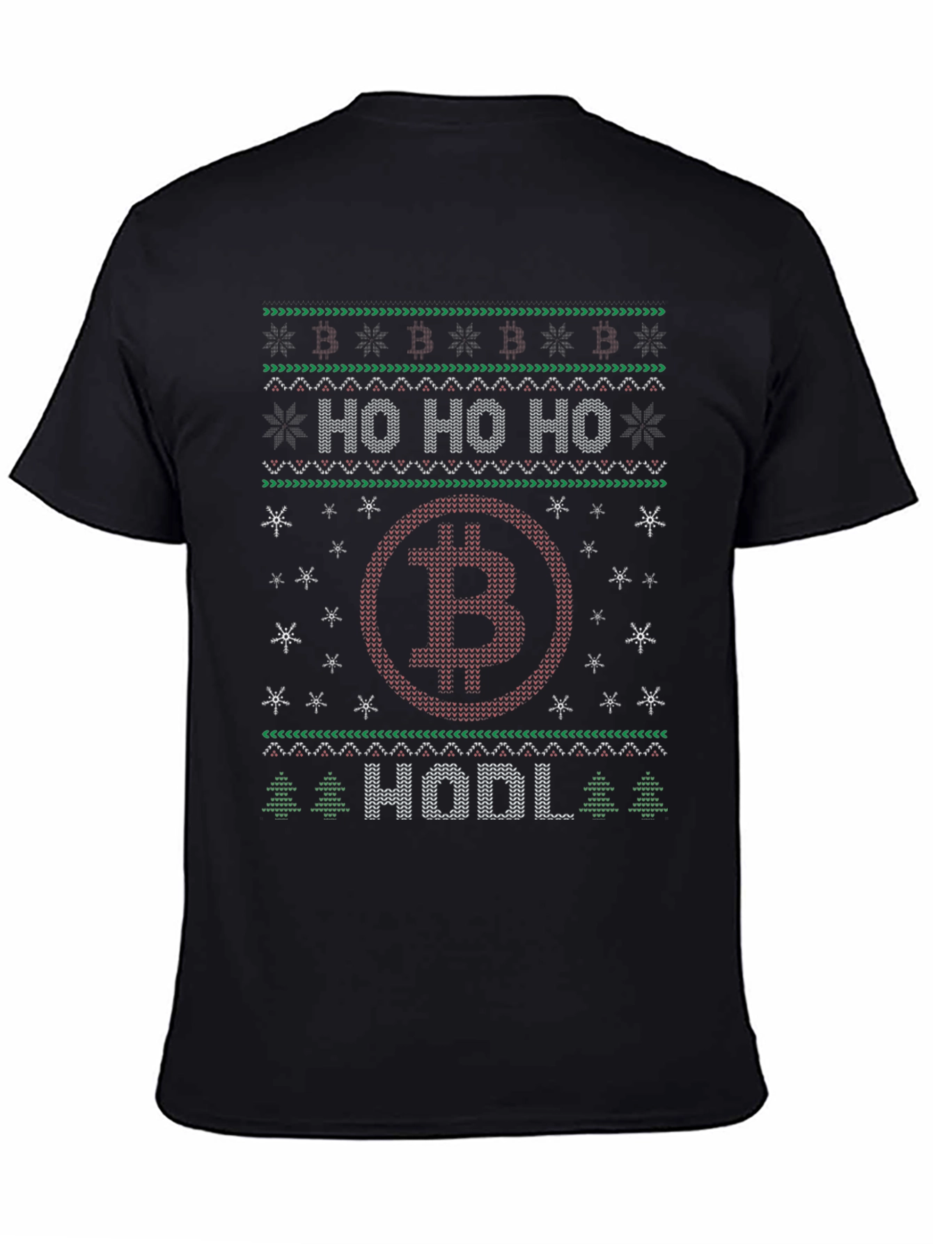 Bitcoin HODL Christmas Ugly Sweater T-Shirt