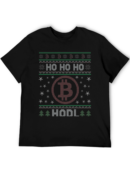 Bitcoin HODL Christmas Ugly Sweater T-Shirt