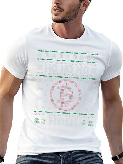 Bitcoin HODL Christmas Ugly Sweater T-Shirt
