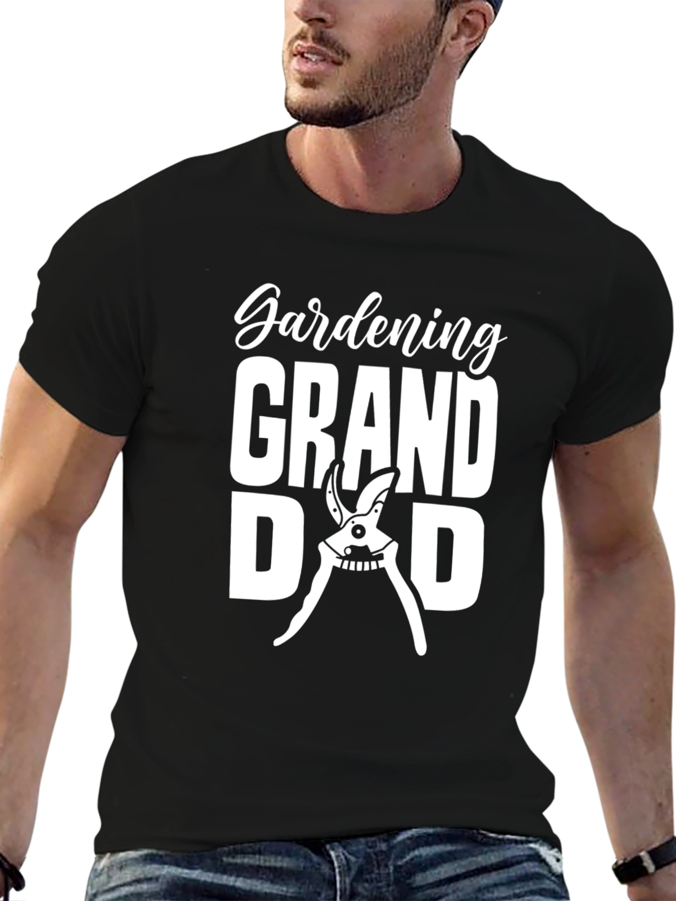Gardening Grandad T-Shirt - Black
