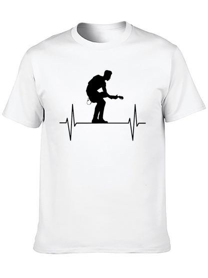 Guitar Player Heartbeat T-Shirt