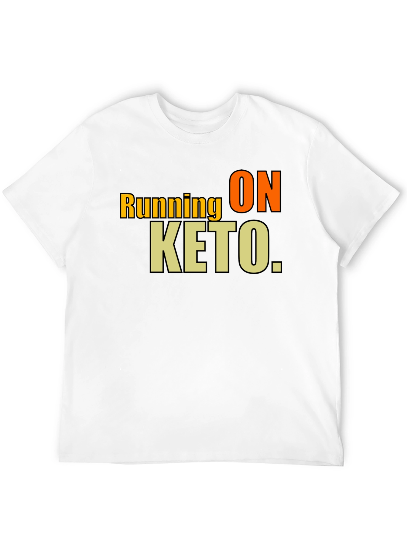 Running on Keto Black T-Shirt