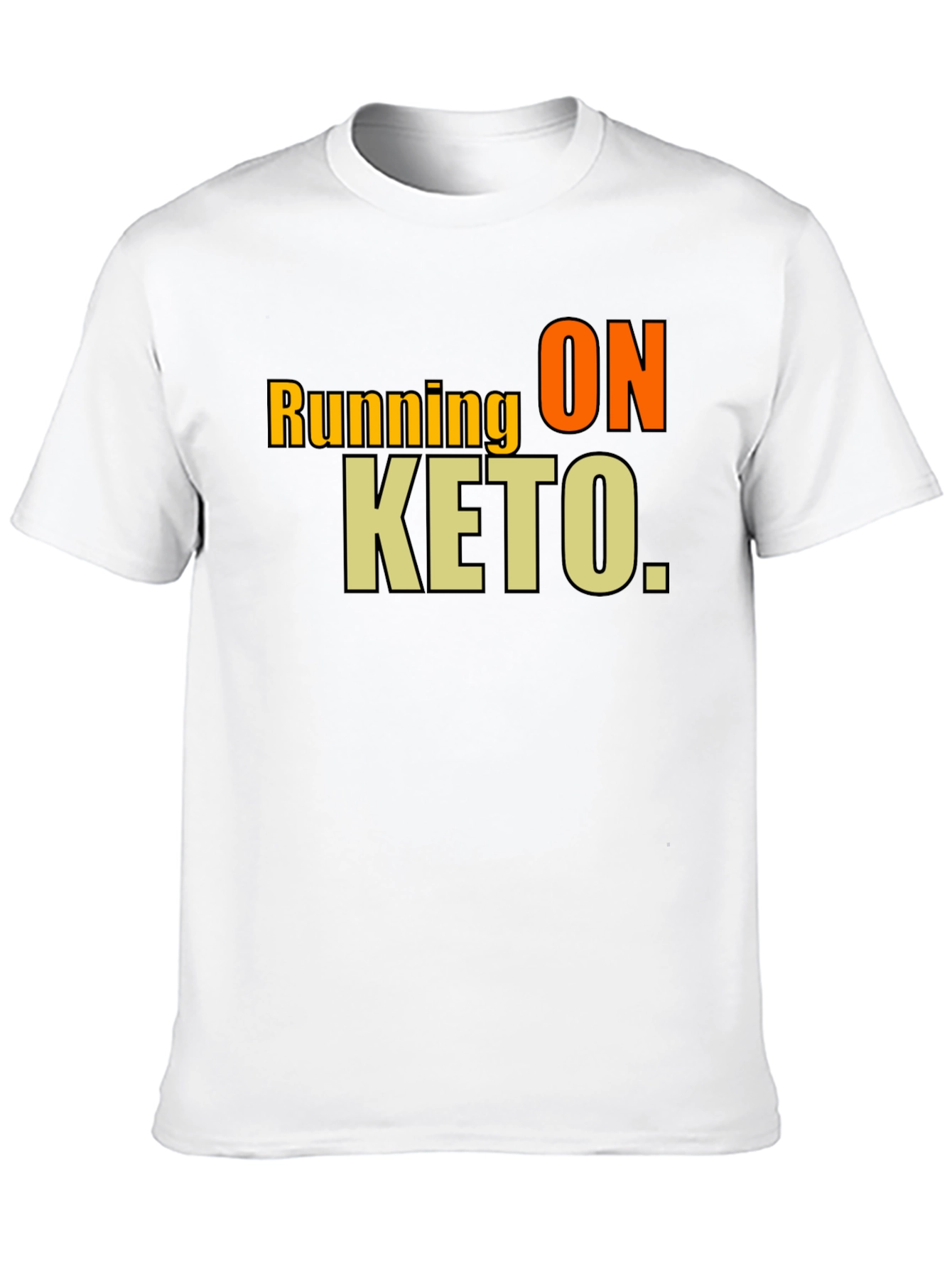 Running on Keto Black T-Shirt