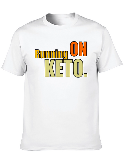 Running on Keto Black T-Shirt