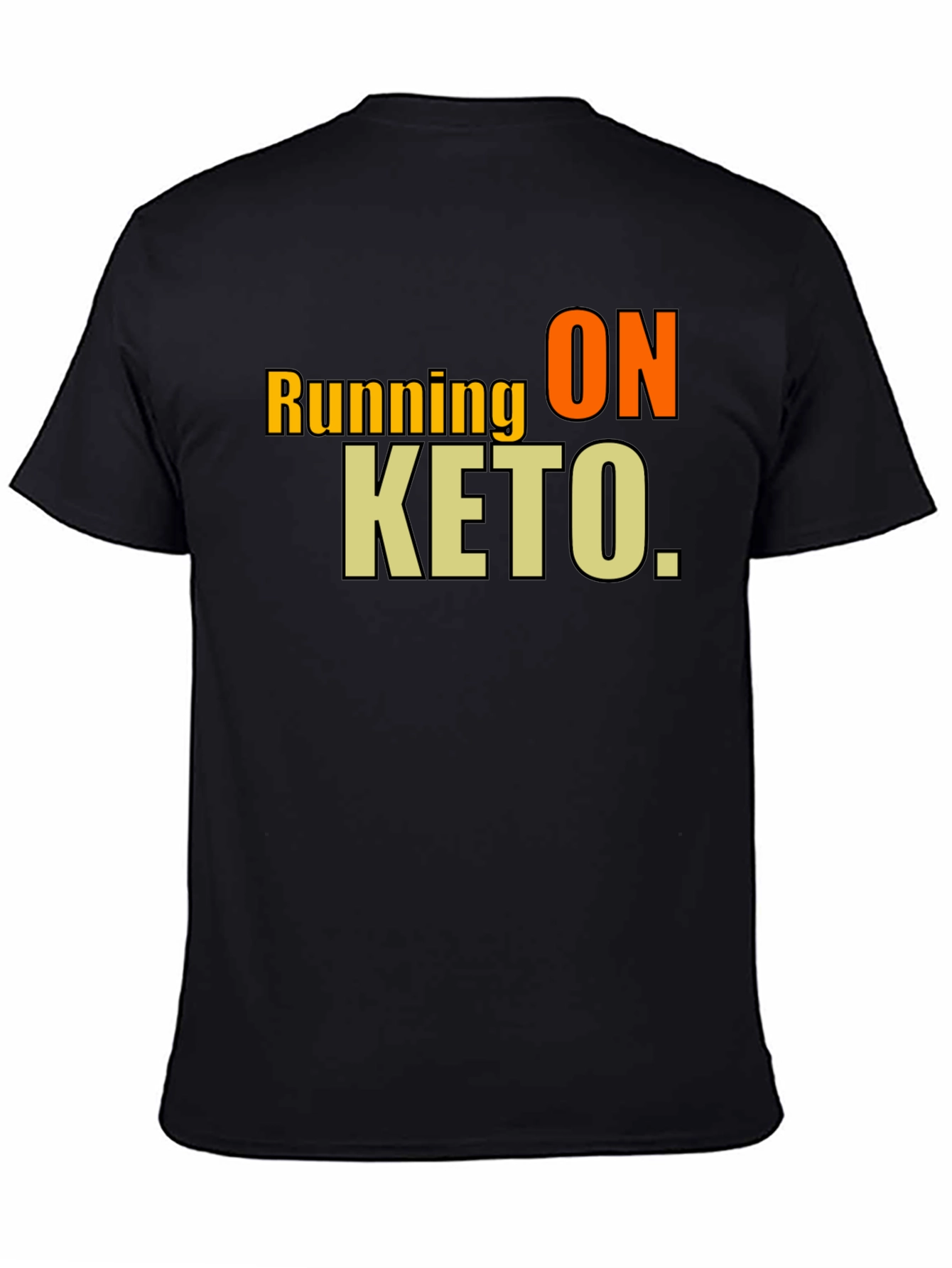 Running on Keto Black T-Shirt