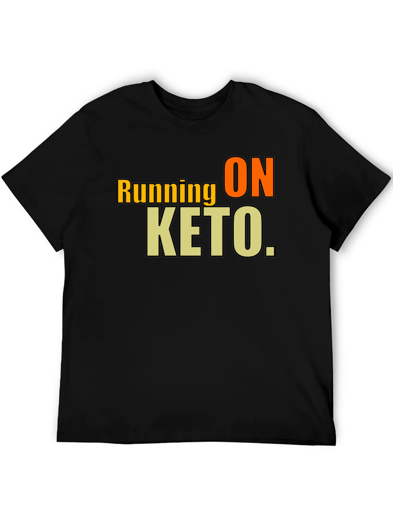 Running on Keto Black T-Shirt