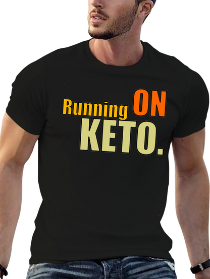 Running on Keto Black T-Shirt