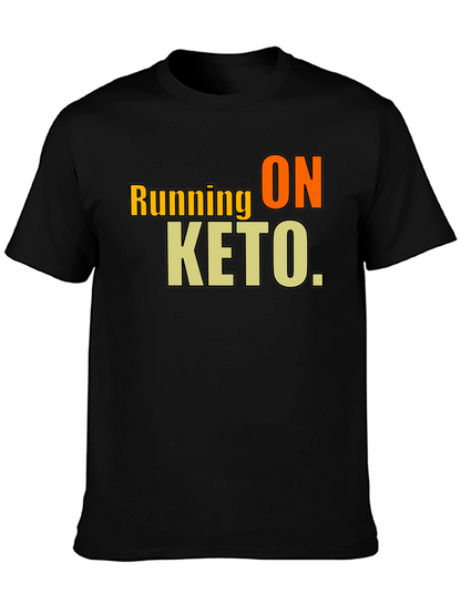 Running on Keto Black T-Shirt
