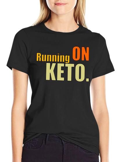 Running on Keto Black T-Shirt