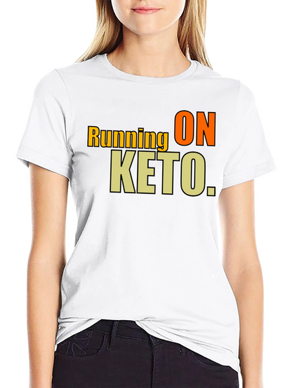 Running on Keto Black T-Shirt