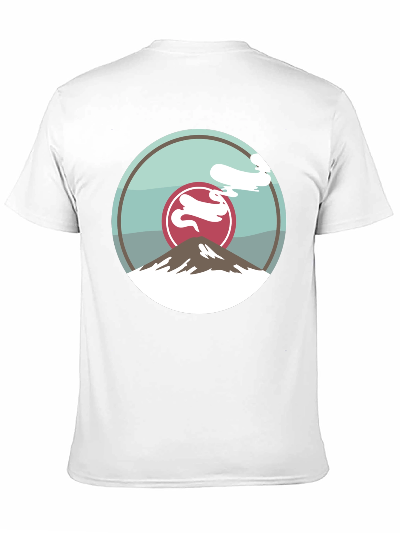 Mountain Graphic Tee - Black Casual Style