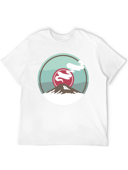 Mountain Graphic Tee - Black Casual Style