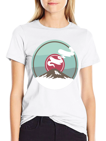 Mountain Graphic Tee - Black Casual Style