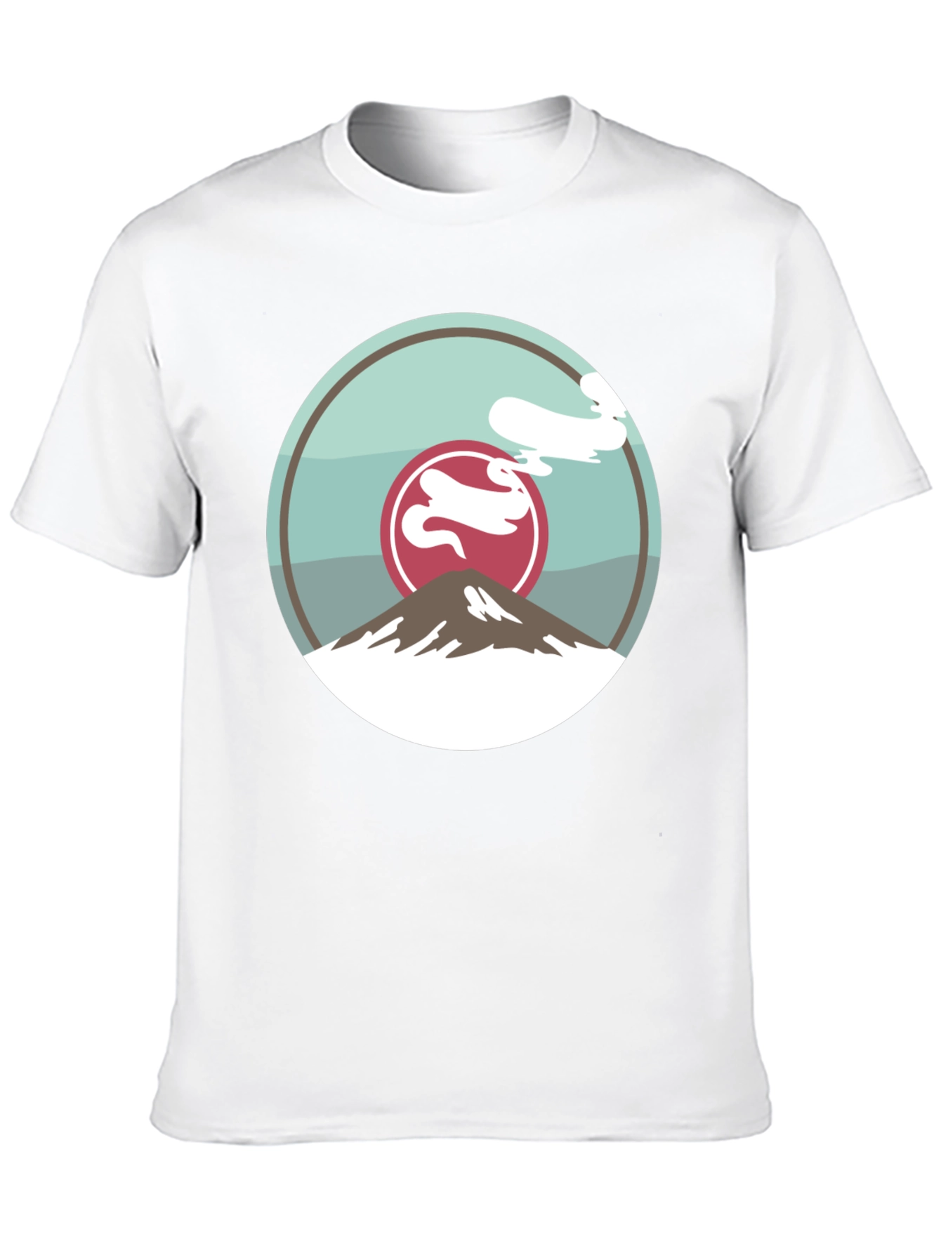 Mountain Graphic Tee - Black Casual Style