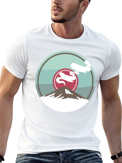 Mountain Graphic Tee - Black Casual Style