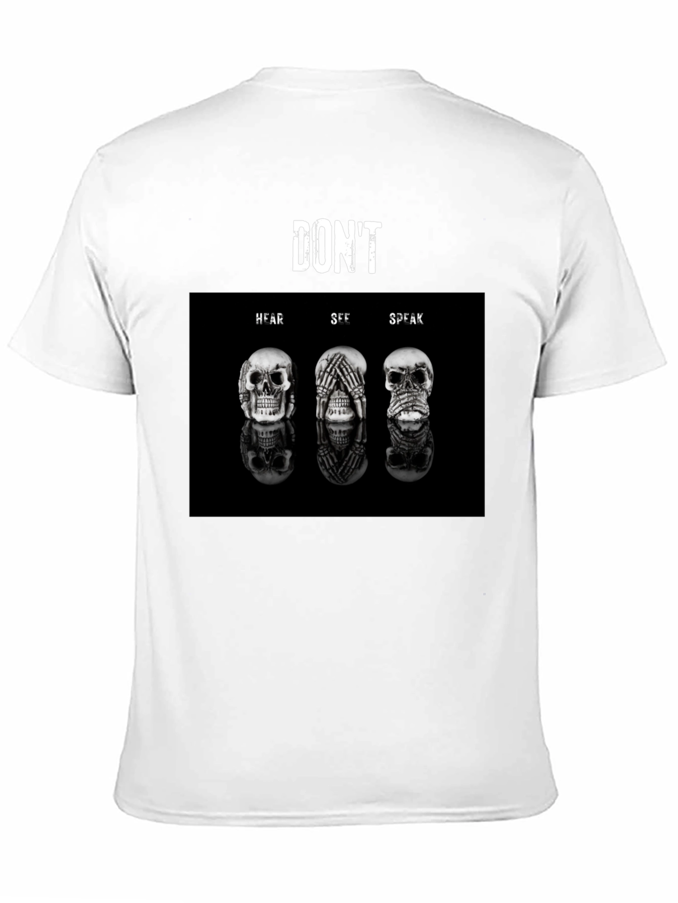 Dont Hear See Speak T-Shirt - Unisex Black Tee
