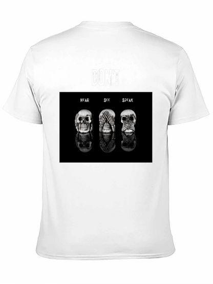 Dont Hear See Speak T-Shirt - Unisex Black Tee