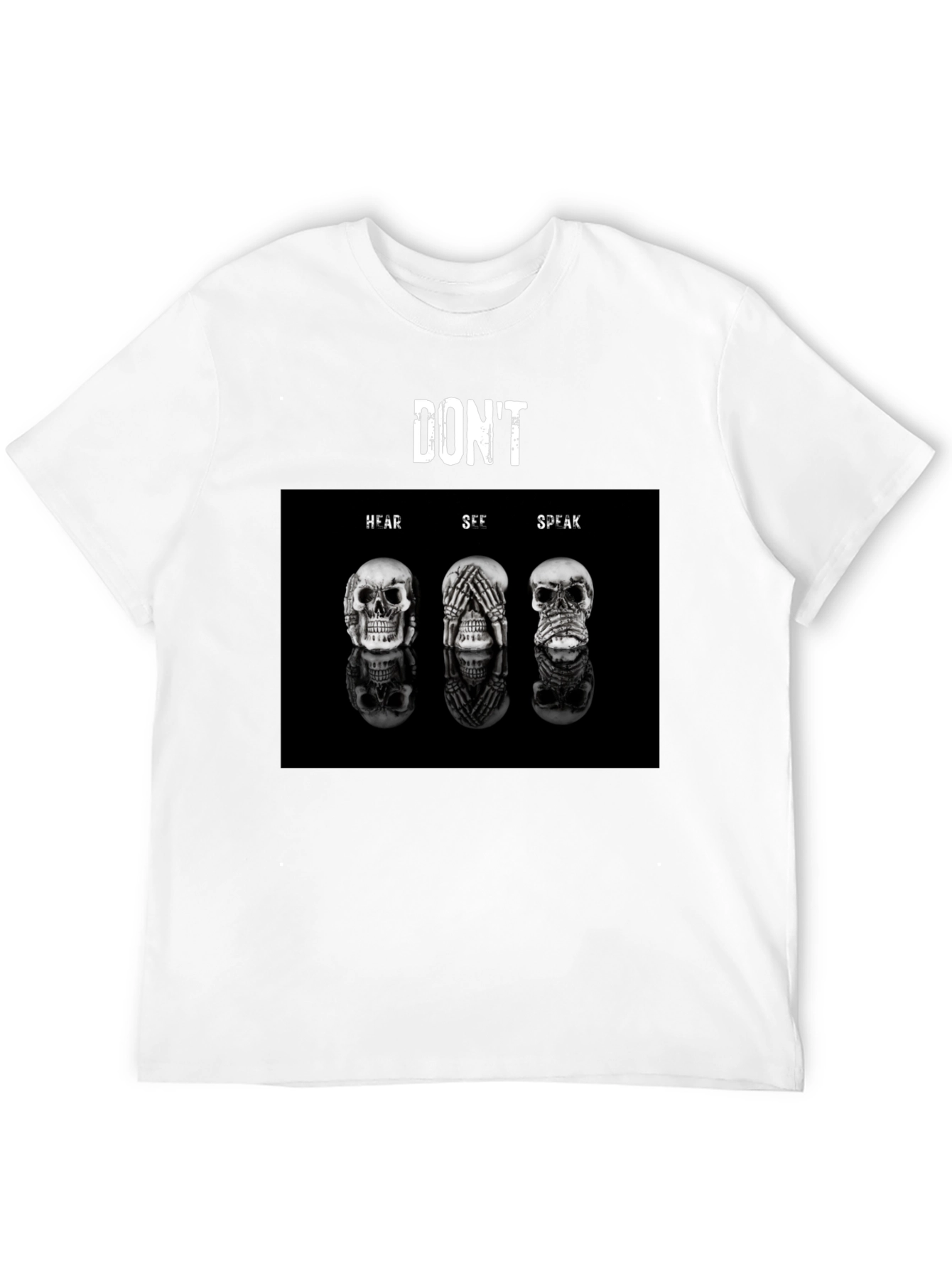Dont Hear See Speak T-Shirt - Unisex Black Tee