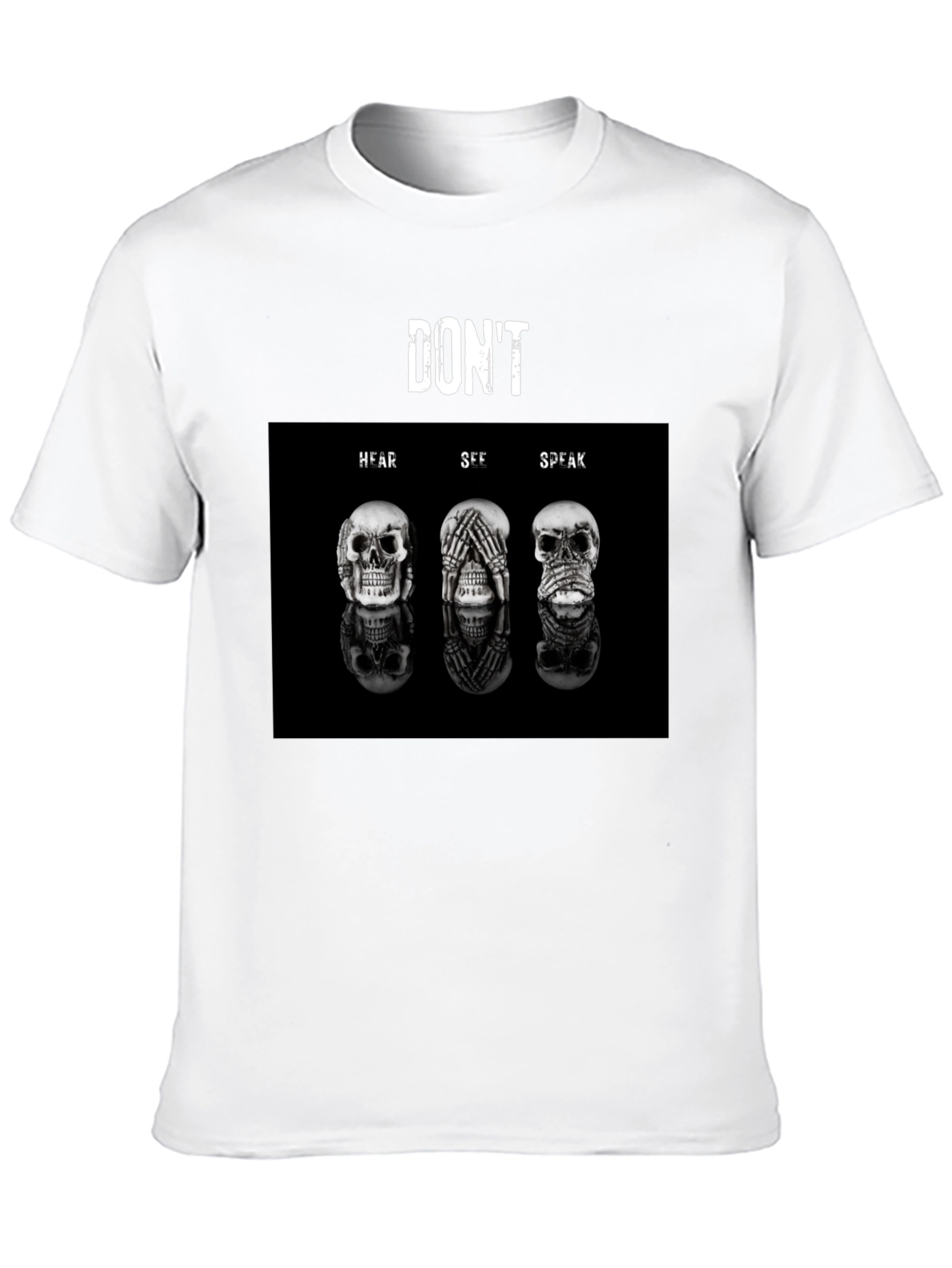 Dont Hear See Speak T-Shirt - Unisex Black Tee