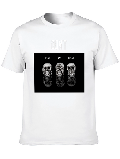 Dont Hear See Speak T-Shirt - Unisex Black Tee