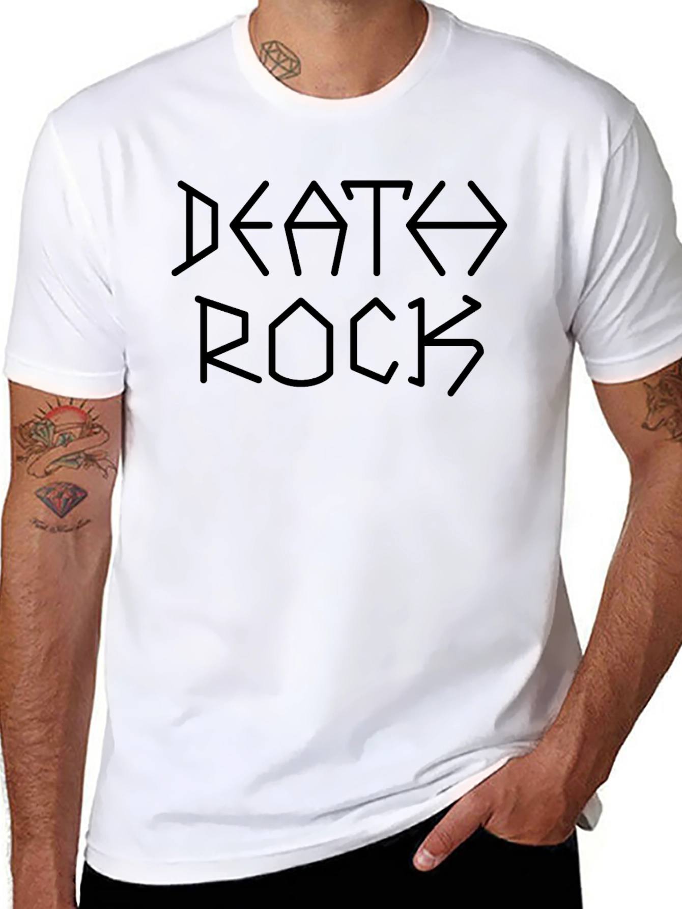 Death Rock Graphic T-Shirt - Mens Black Tee