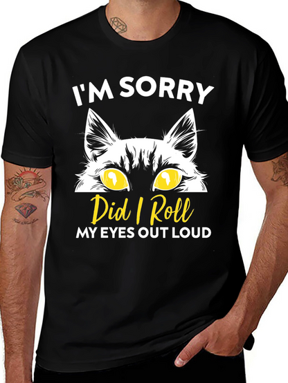 Im Sorry Cat Eyes Graphic T-Shirt
