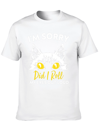 Im Sorry Cat Eyes Graphic T-Shirt