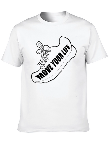 Move Your Life Graphic T-Shirt - Black
