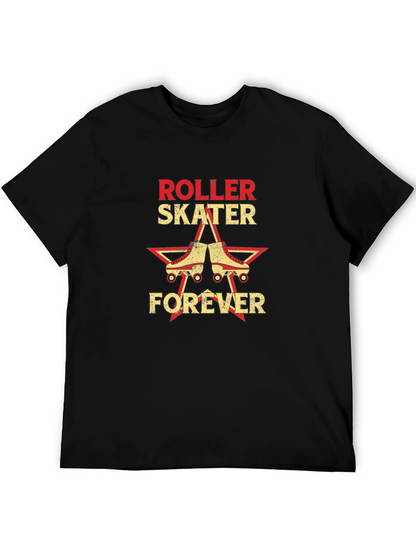 Roller Skater Forever Graphic Tee - Black