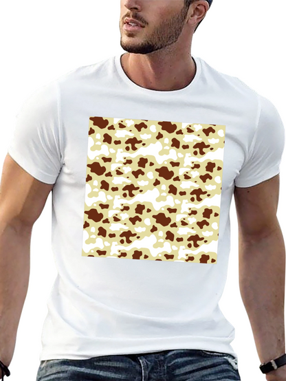 Cow Pattern T-Shirt - Black