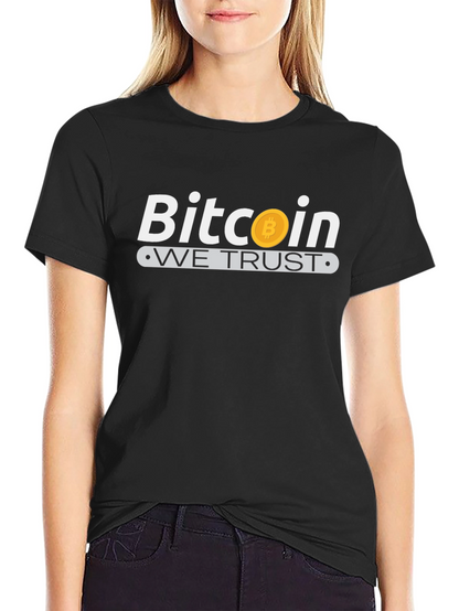 Bitcoin We Trust Graphic Tee - Crypto Currency T-Shirt