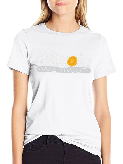 Bitcoin We Trust Graphic Tee - Crypto Currency T-Shirt