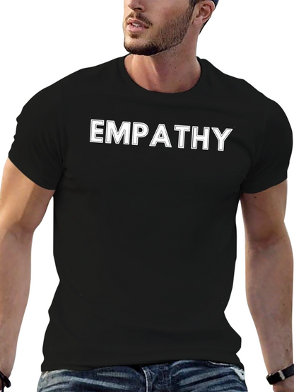 Empathy Black T-Shirt - Stylish & Comfortable
