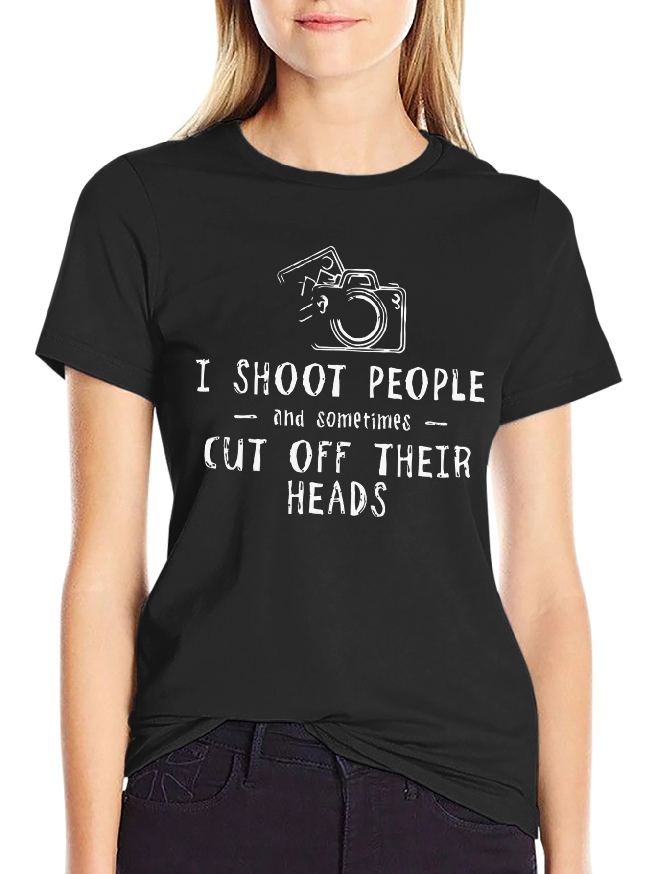 Humorous Photographer T-Shirt: I Shoot People