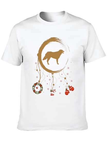Holiday Golden Retriever Dreamcatcher T-Shirt