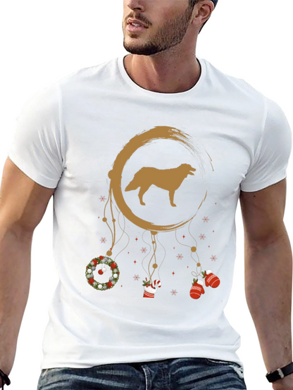Holiday Golden Retriever Dreamcatcher T-Shirt