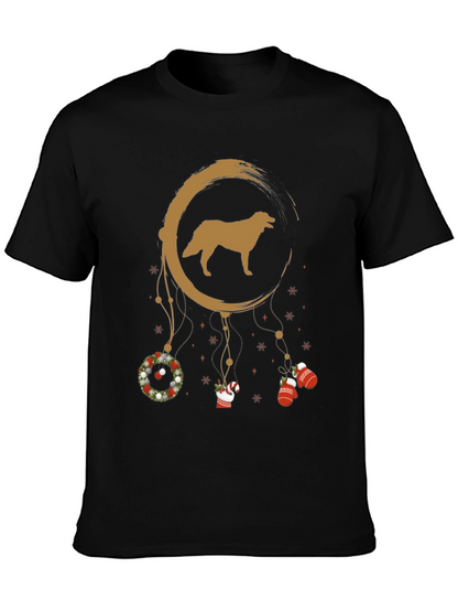 Holiday Golden Retriever Dreamcatcher T-Shirt