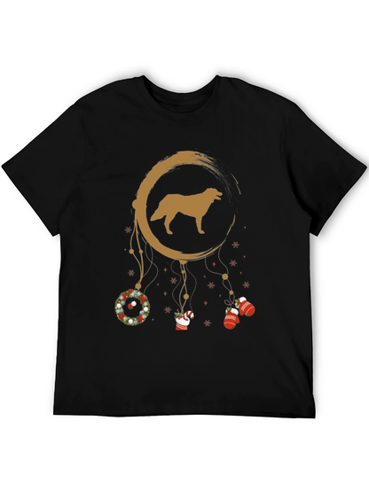 Holiday Golden Retriever Dreamcatcher T-Shirt