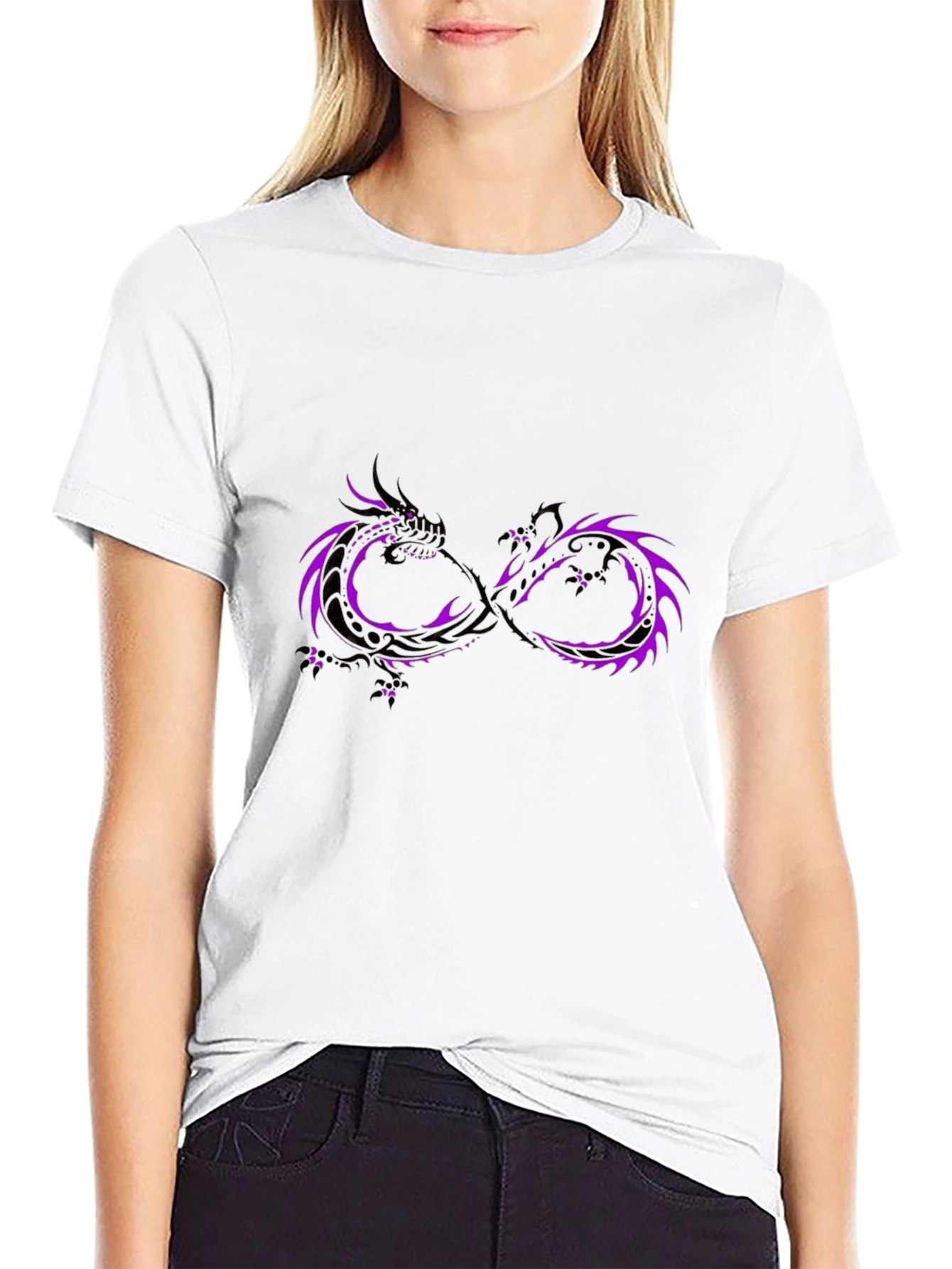 Dragon Infinity Symbol Graphic Tee