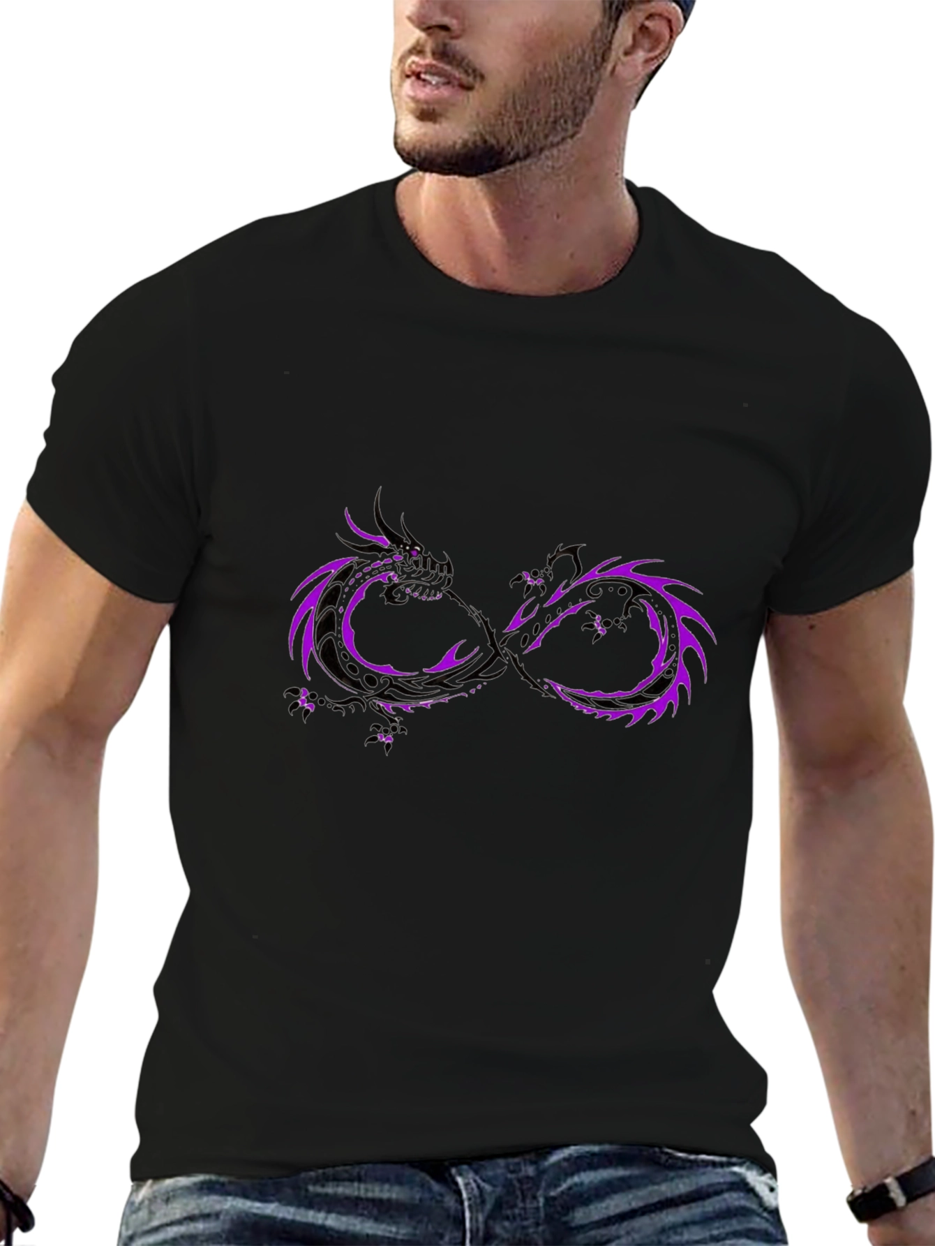 Dragon Infinity Symbol Graphic Tee