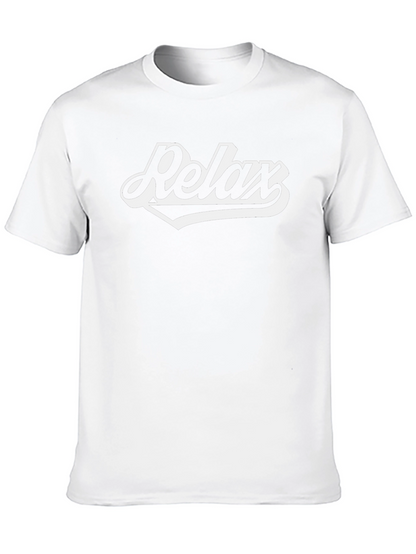 Relax Black Graphic T-Shirt - Casual Comfort
